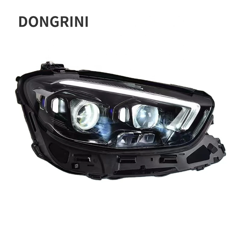 Upgrade full LED matrix Geometric multibeam style headlamp headlight for Mercedes benz E class W213 2021-2023