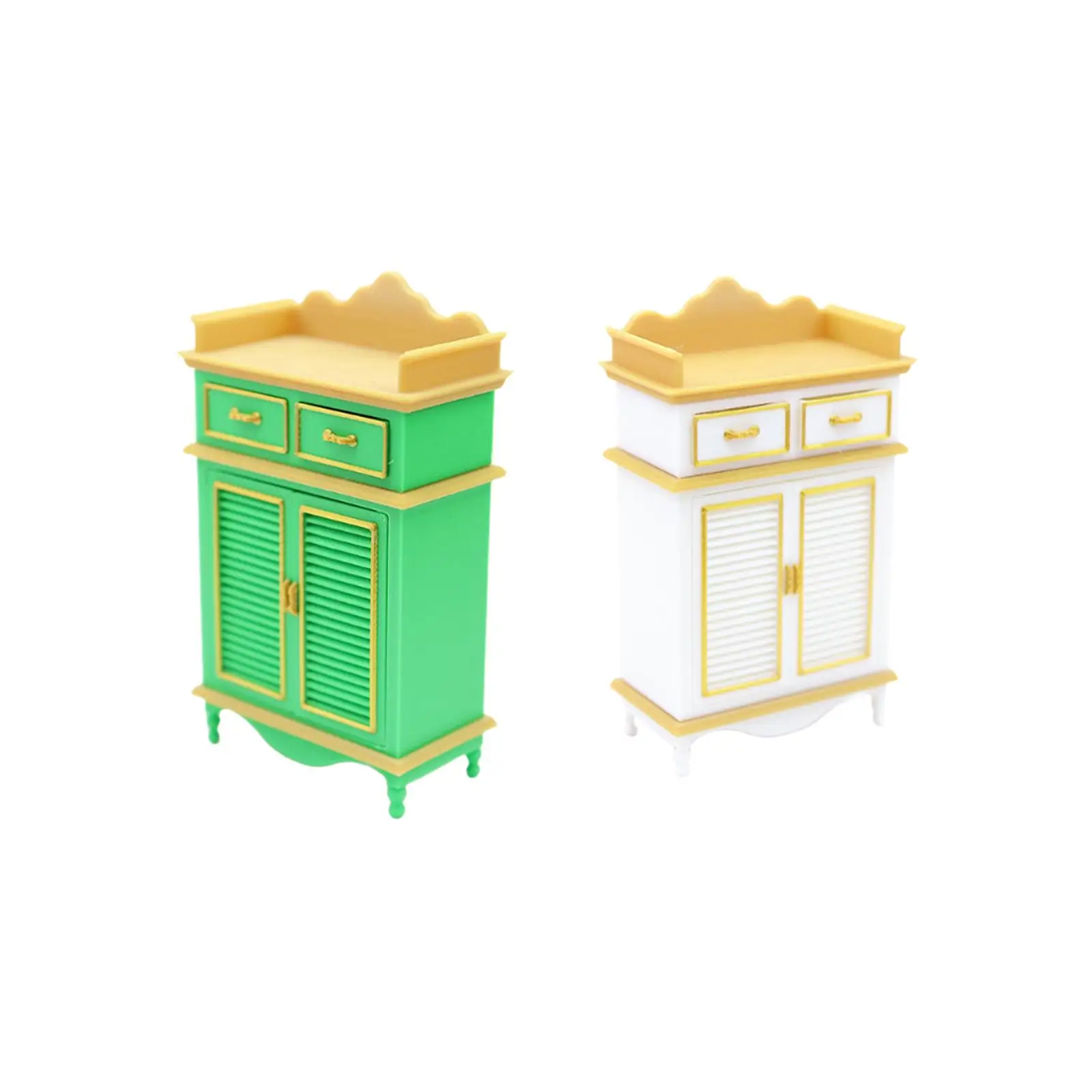 

Dollhouse Cabinet 1 12 Miniature Furniture Accessory Modern Display Shelf for Miniature House Scenes