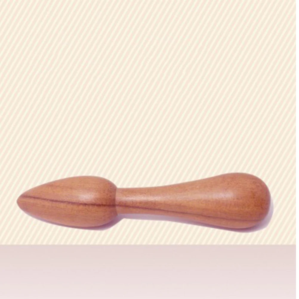 

Scented Wood Gourd Shape Acupoint Massage Cone Portable Body Massager Wooden Massage Tool Relieve Fatigue Scented Wood Massager
