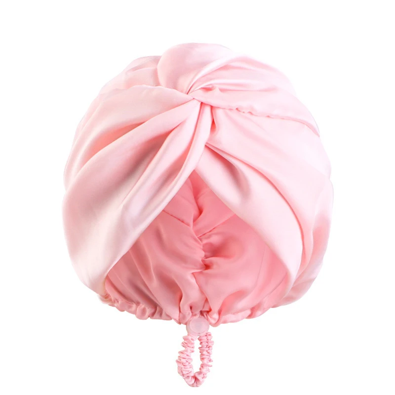 New Indian Women Imitation Silk Satin Bonnet Night Sleep Hair Care Beanies Cap Cross Twist Hat Chemo Caps Headscarf Solid Colors