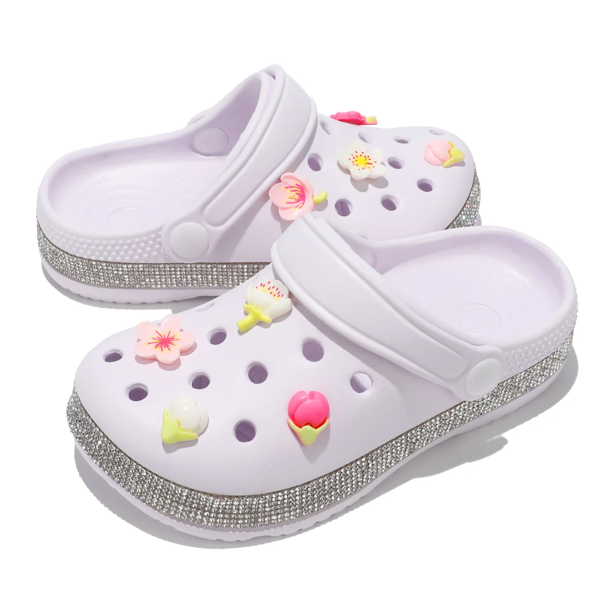 Kinderschuhe für den Garten, leichte EVA-Kinderschuhe und -Pantoffeln, rutschfeste Sandalen, atmungsaktive Slipper für drinnen und draußen K55 – Detail 2
