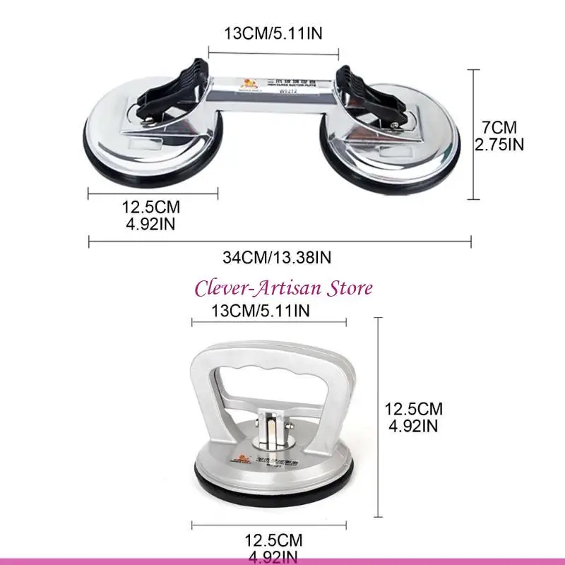 E06B Suction Cups Tile Glass Stone Lifter For Pulling And Aligning Flat Surfaces