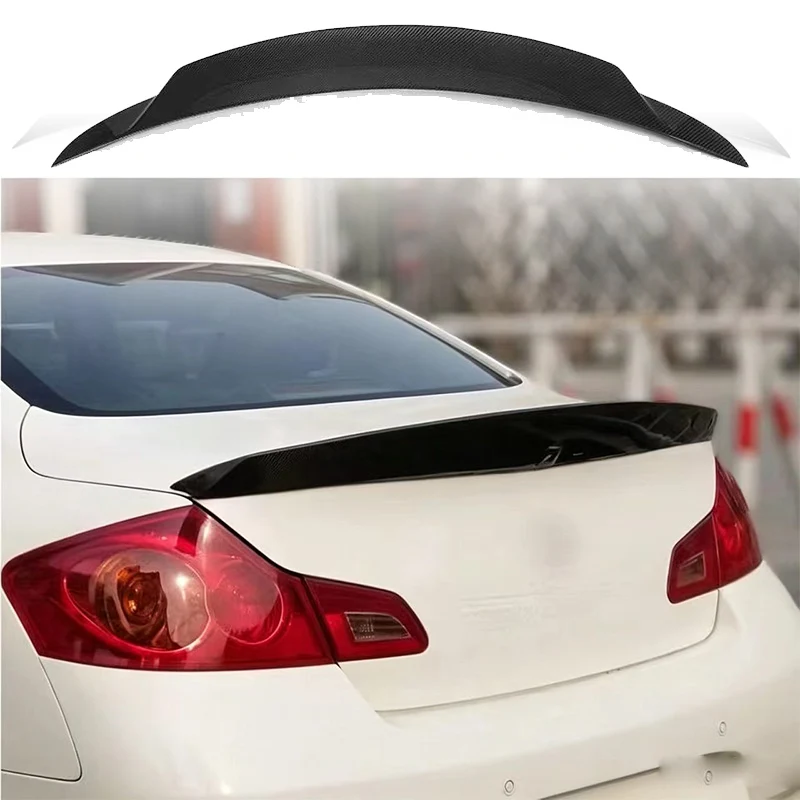 For Infiniti G Series G37 coupe  2007-2013 Carbon fiber / FRP Rear Spoiler Trunk wing