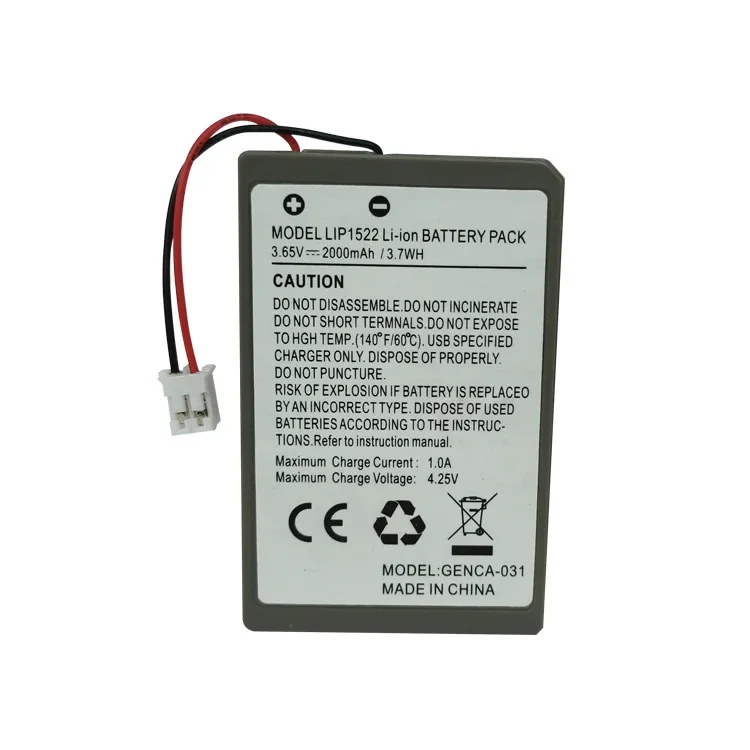 Batterie aste pour Sony PS4 Slim, contrôleur sans fil, Playstation Pad, Eddie Ion, délibérément, LIP1522, 2000mAh