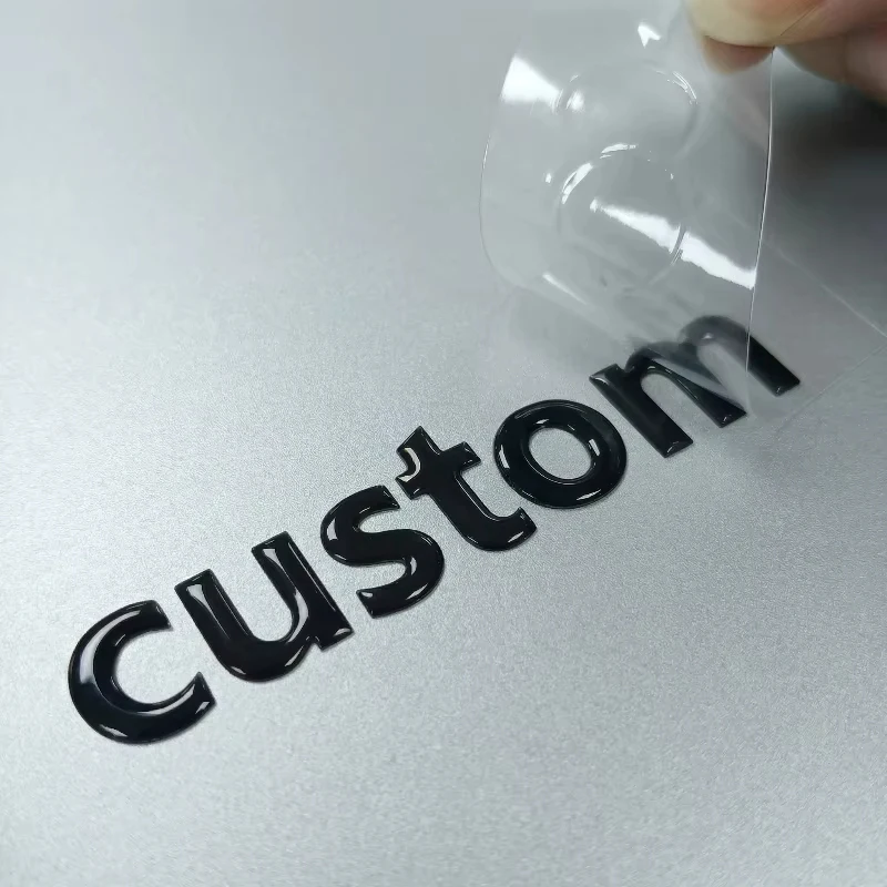 

Personalized Sticker Logo Custom Transfer Stickers Customized Wedding Labels 3D UV DTF Waterproof Name DIY Gift