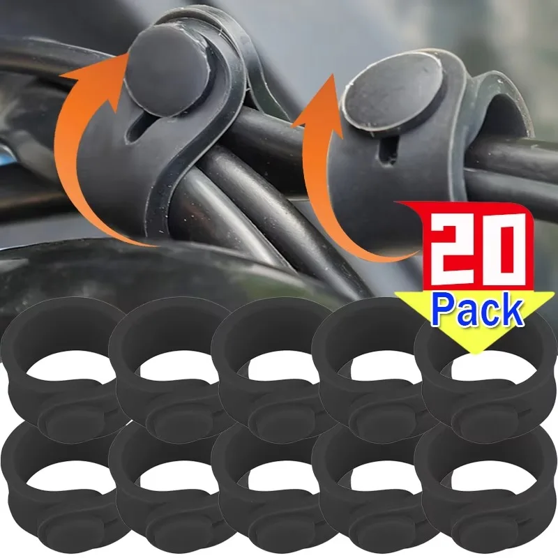 Motorcycle Rubber Wire Tie Universal Motorcycle Rubber Frame Securing Cable Wiring Harness for Bmw R 1250 Gs Adventure Hornet