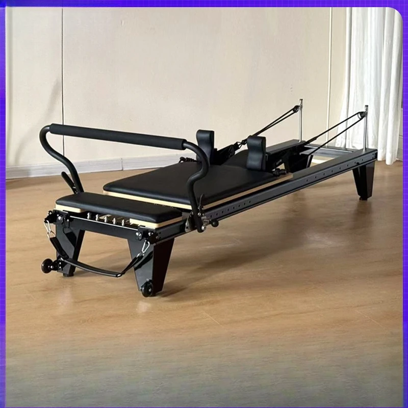 Aluminum alloy core bed, full-track sliding Pilates core bed, large equipment elite model, aluminum alloy small black bed