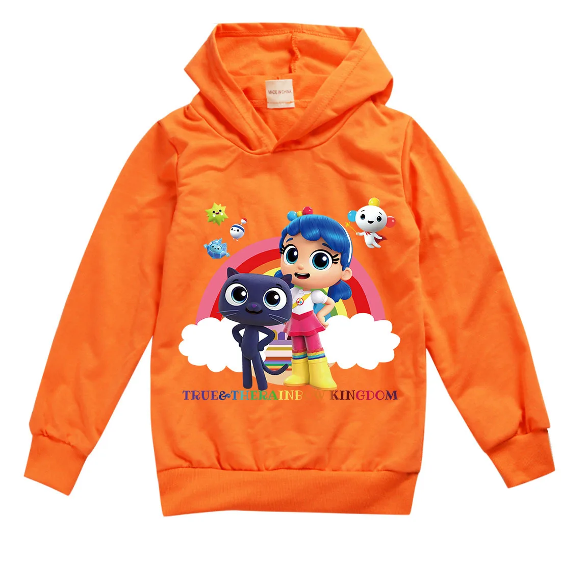 

2023 Autumn Fashion True and The Anime Rainbow Hoodie Kids Anime Funny Sweatshirt Teenager Boys Hoodies Girls Casual Hoody Coats