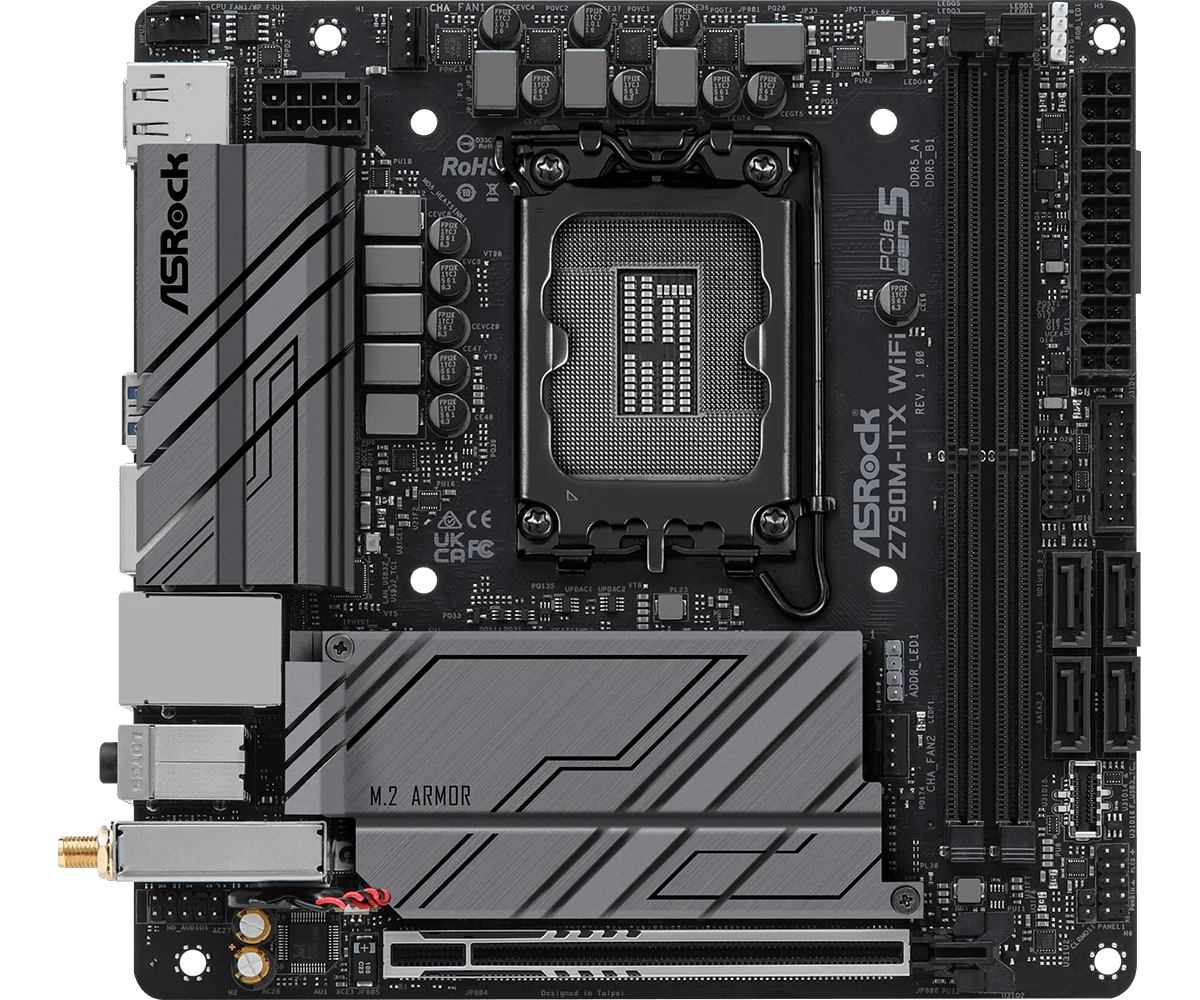 ASROCK Z790M-ITX WiFi Mini-ITXマザーボード Intel Z790 LGA1700 DDR5