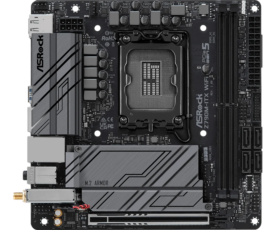 ASROCK Z790M-ITX WiFi Mini-ITXマザーボード Intel Z790 LGA1700 DDR5