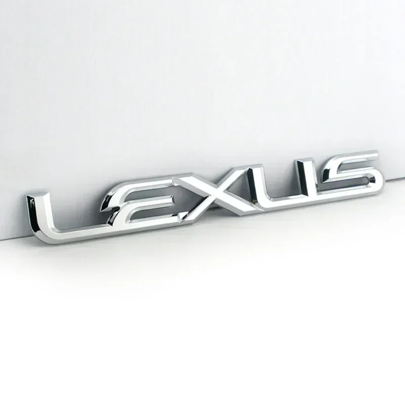 Para logotipo lexus es300 is300 is350 es250 es350 is250 ct200h nx200 acessórios abs/metal porta-malas traseiro do carro emblema adesivo f