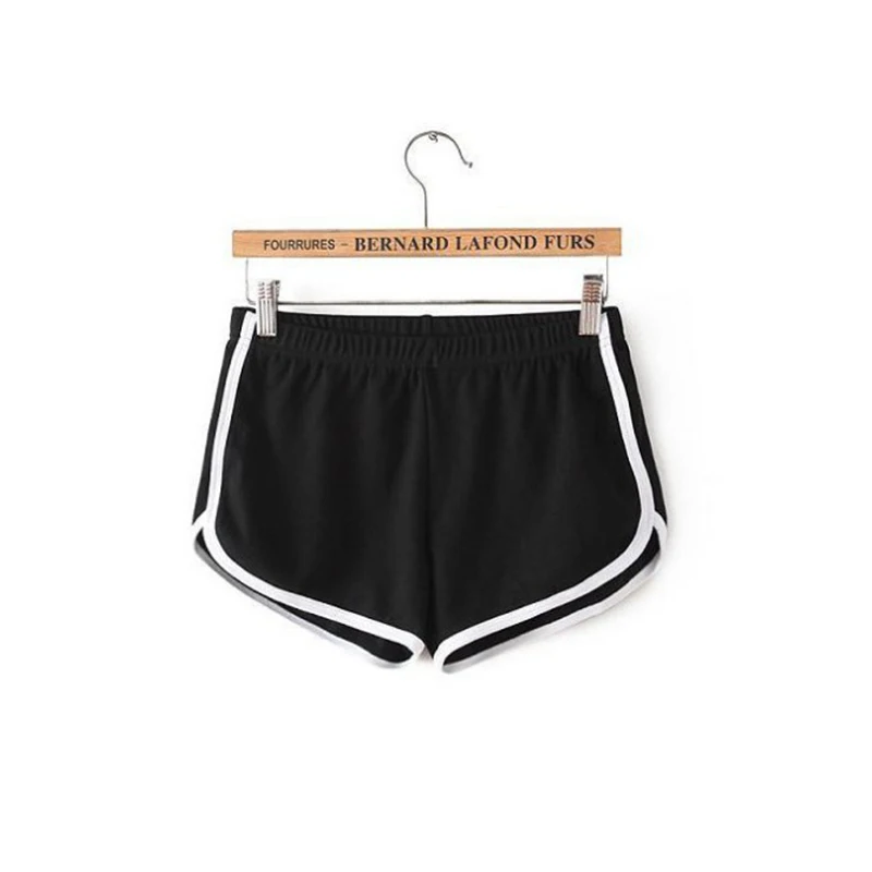 

Breathable shorts women's summer home casual shorts solid color fashion yoga beach pants candy color Ins Style