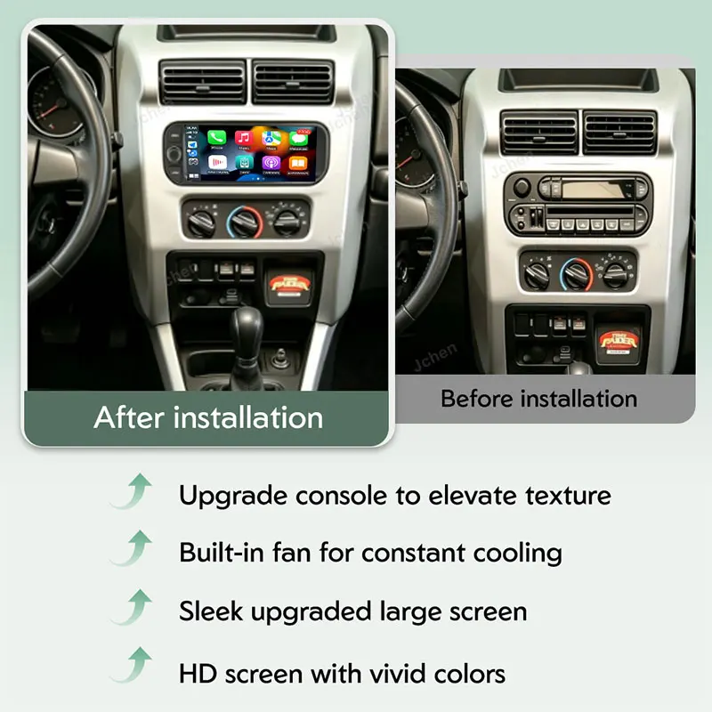 6.86 inch For JEEP Grand Cherokee Liberty Wrangler Chrysler 2002-2006 Car Radio Intelligent System DSP Stereo  Accessories QLED