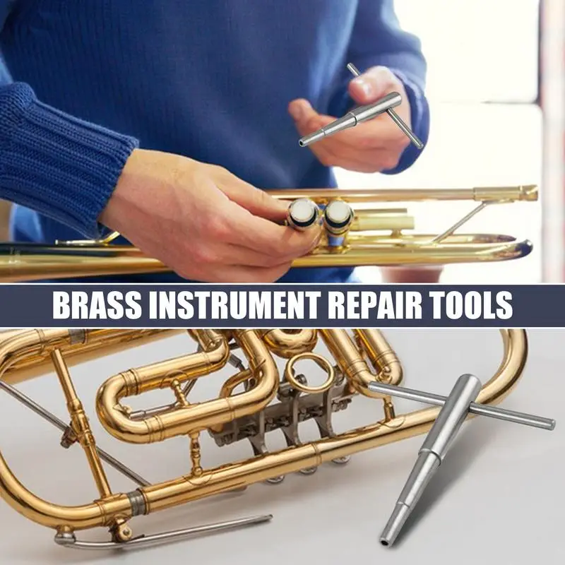 Trumpet Repair Tools Stainless Steel Horn Brass Instrument Trueing Tool Wind Instrument Maintenance Tool For Trombones French