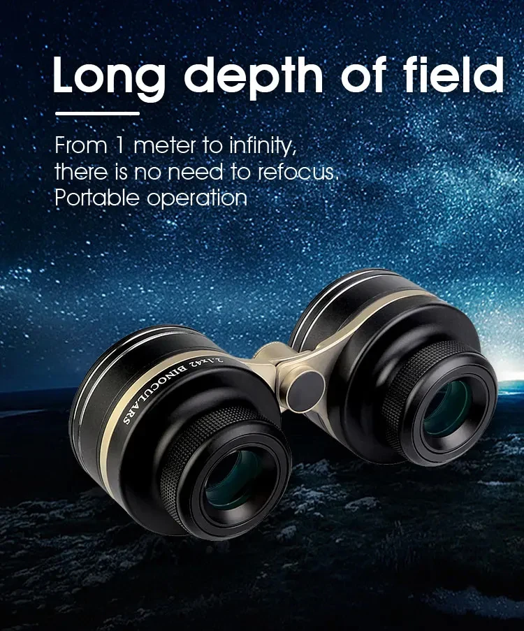 Astronomical Telescope SV407 2.1x42mm 26-Degree Super Wide Binoculars For Watch Constellations And Theater Perform