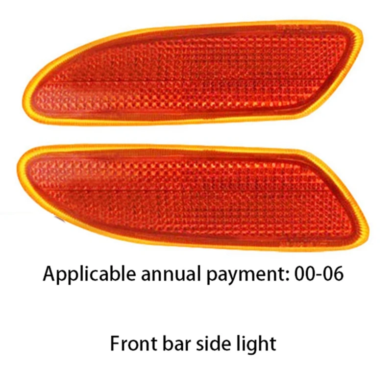 Parachoques delantero de coche, RH luz lateral, luz de guardabarros giratoria para Mercedes Clase C W203, luz de señal de giro 2038200421 A2038200421