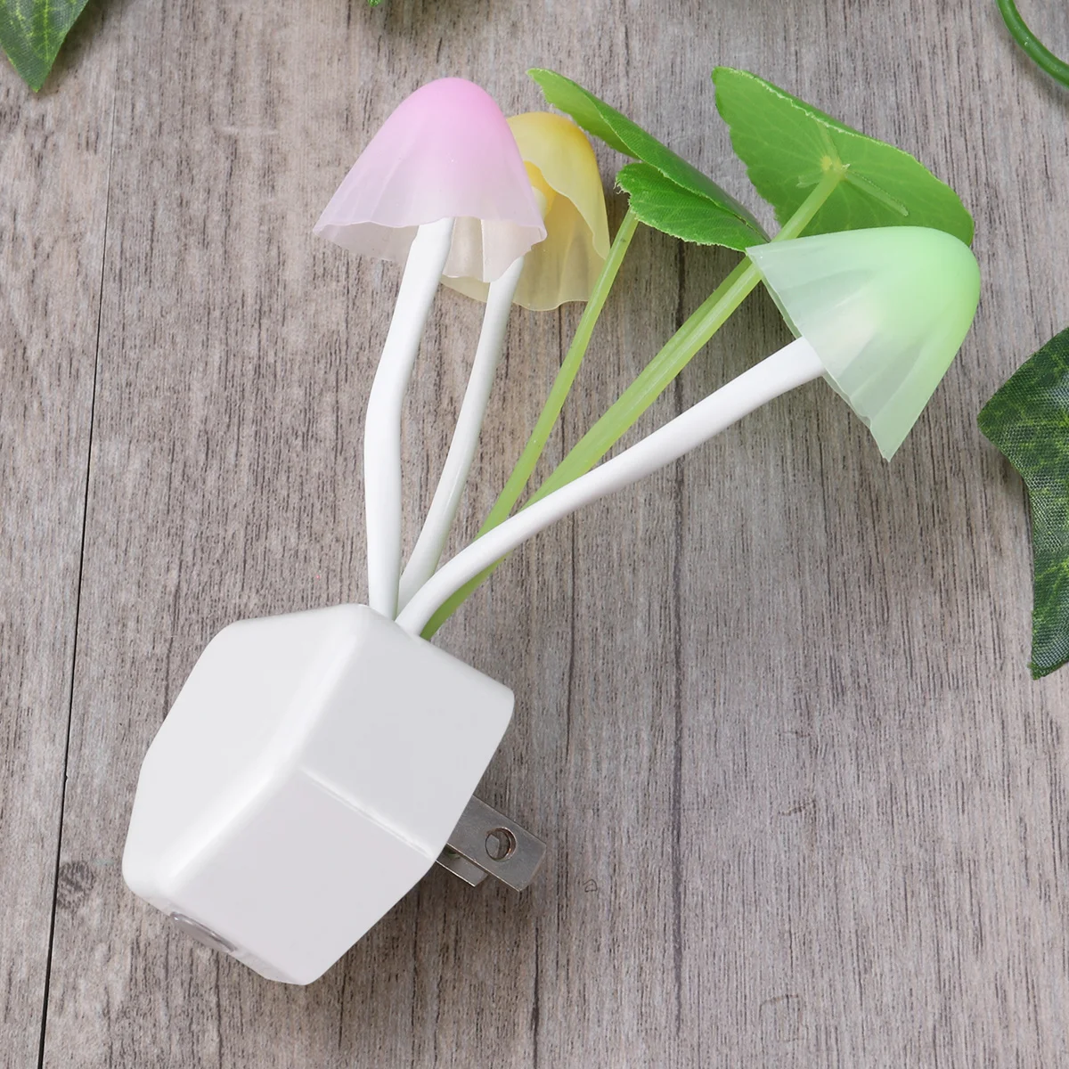 

Led Mushroom Night Light Auto On/Off 0.5W Color Changing Wall Lamp For Kids Bedroom Mini Nightlight Decor