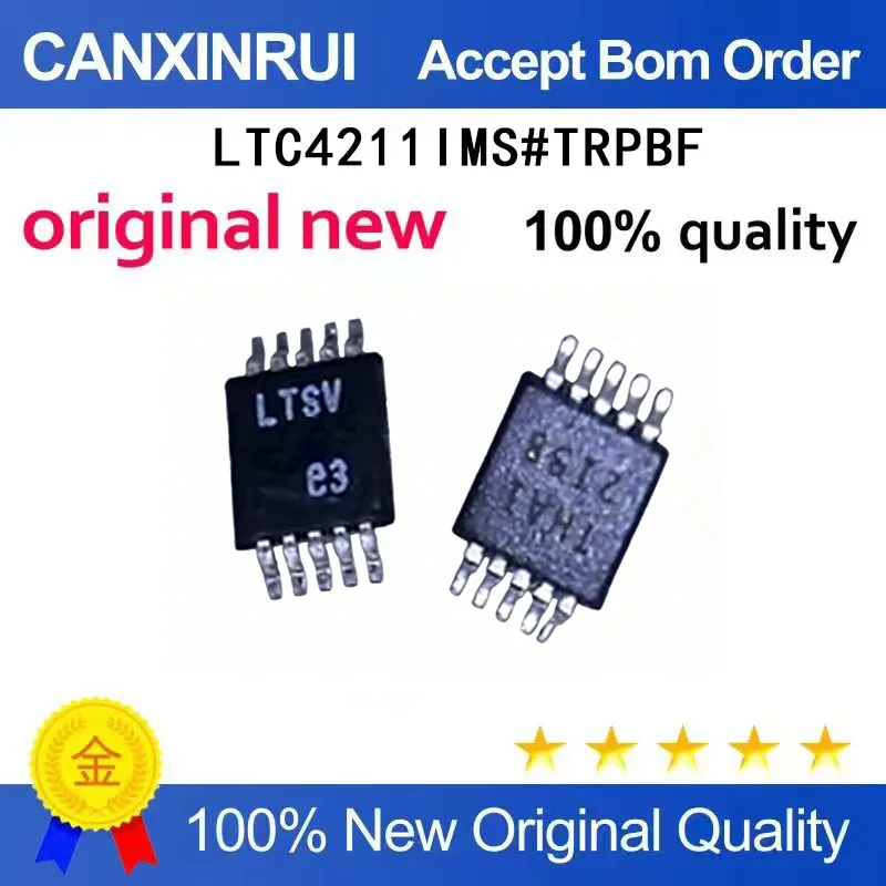 

(5-100 Pieces) Brand new original LTC4211IMS # TRPBF LTC4211 LTSV MSOP-10