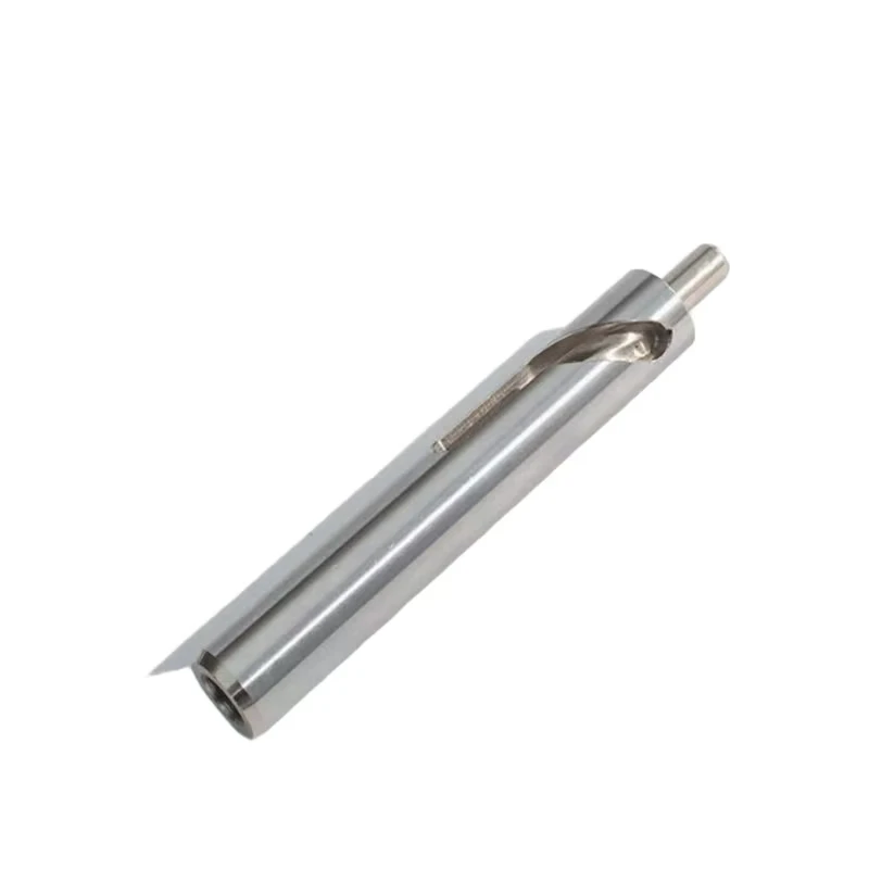 

CNC machined stainless steel precision cutting blade shaft parts with blade shafts and slotted shafts