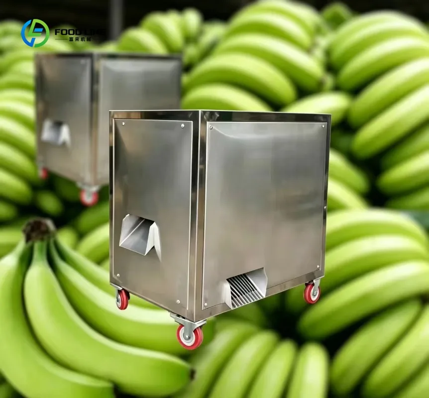 304 Stainless Banana Stripper Peeler High Capacity Continuous for Plantain Processing Plant Custom