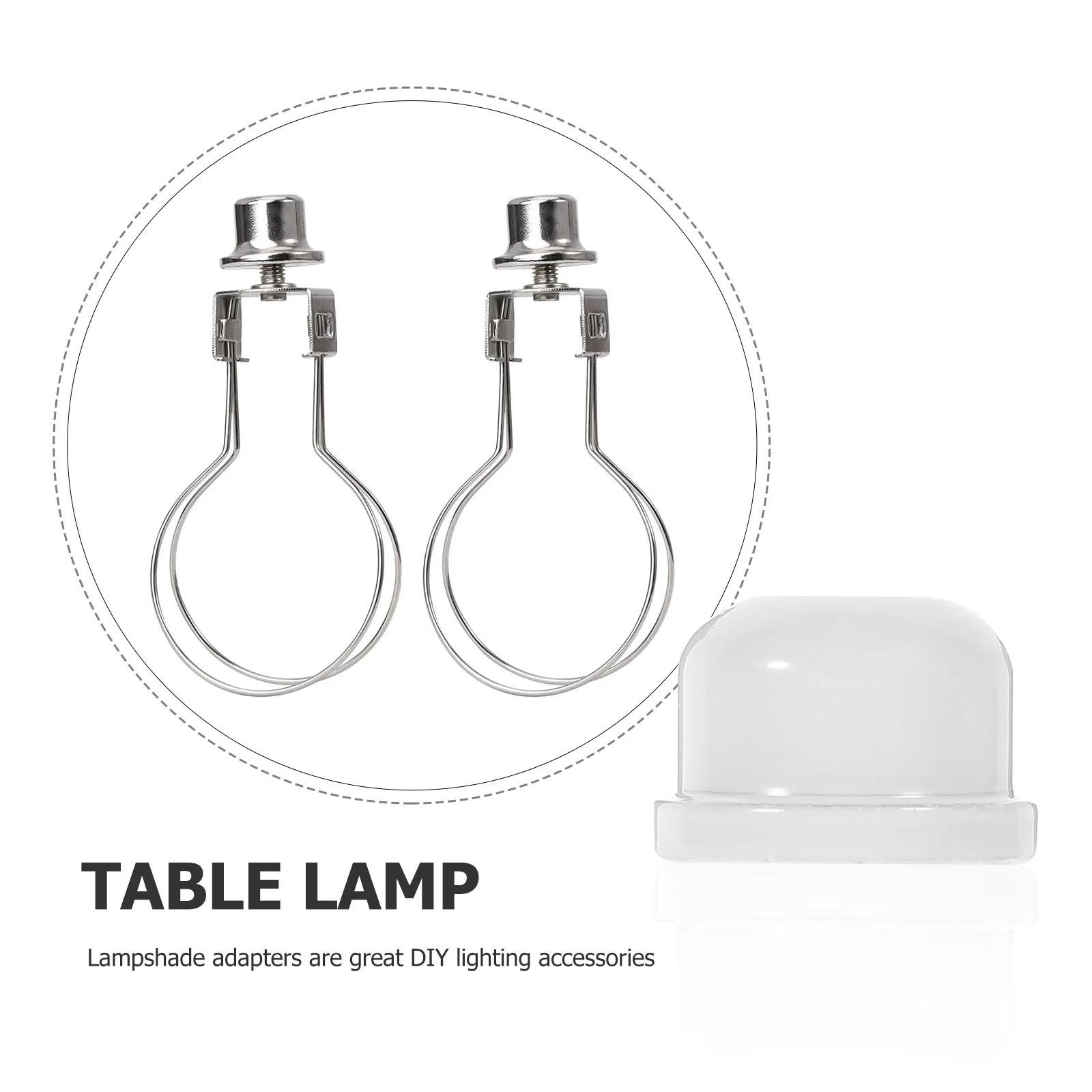 

8 шт. элегантный держатель абажура, простая установка, зажимы для лампочек «сделай сам», для различных светильников и декоративных стилей