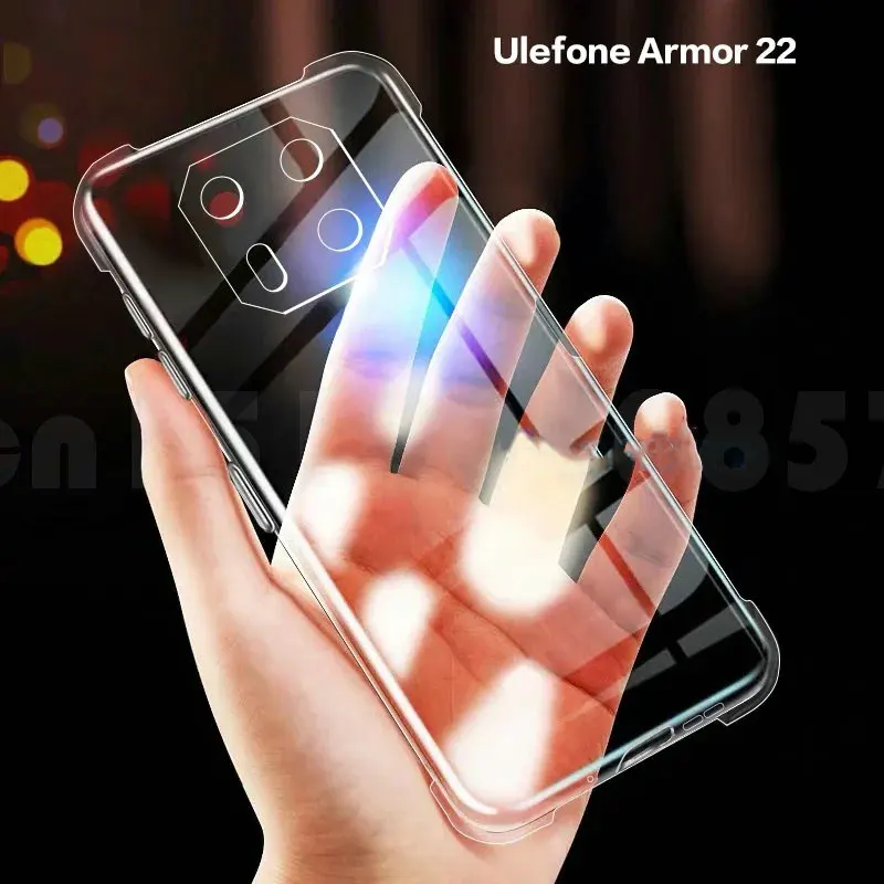 For Ulefone Armor 22 Case Ultra Thin Crystal Clear Shock Absorption Technology Bumper Soft TPU Cover For Ulefone Armor 22