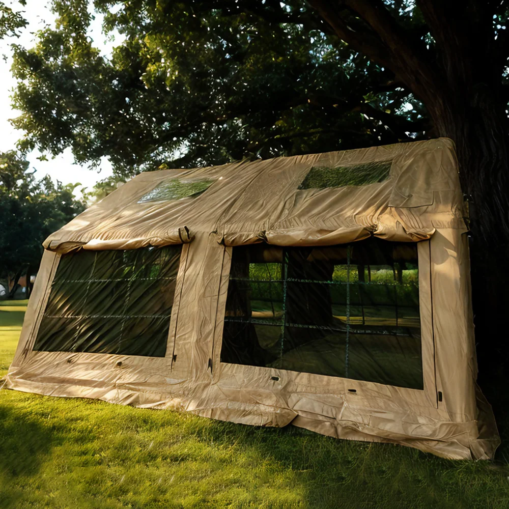 

Large air Tent Folding Mobile Outdoor Tent Stable Sturdy Structure Inflatable House