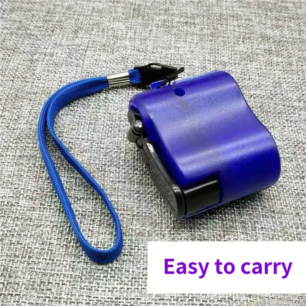 Hand Crank Charger Portable Safe Charging USB Port Mobile Phone Tablet Manual Emergency Dynamo for Outdoor