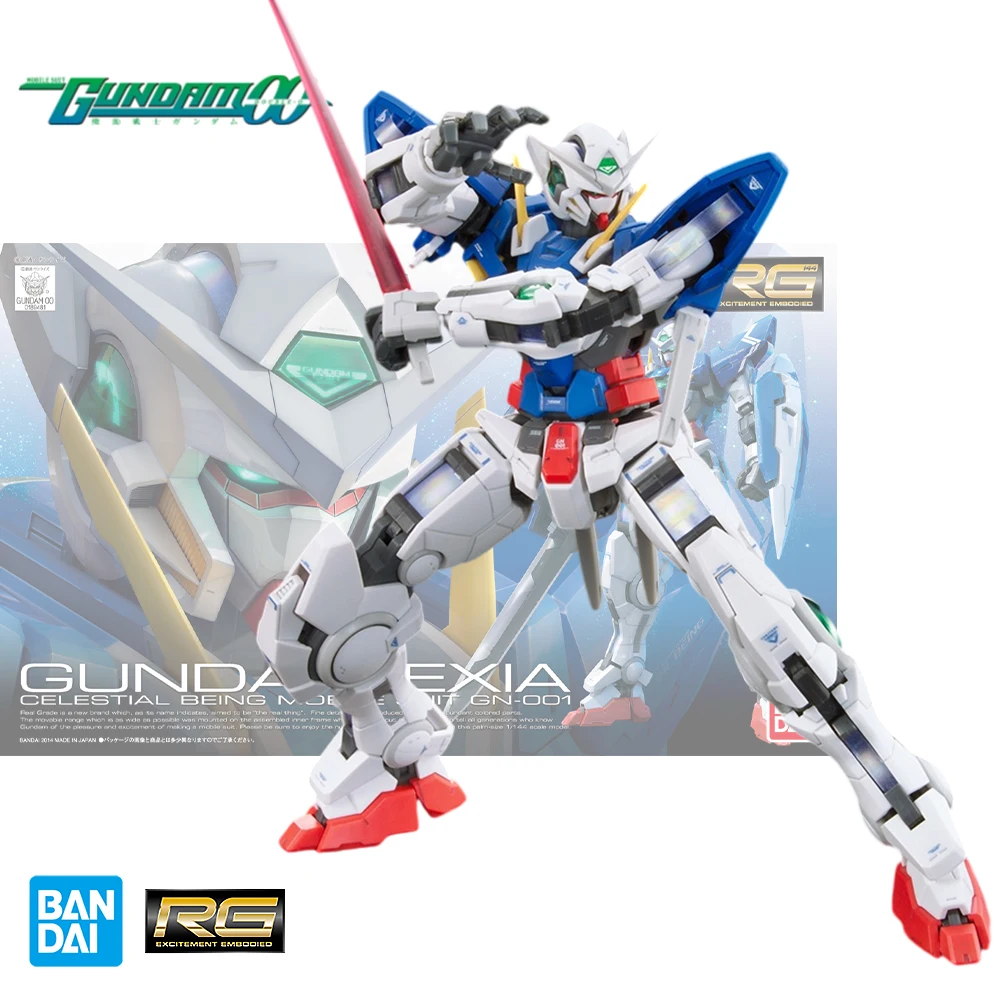 

Bandai Подлинная RG 1/144 GN-001 GUNDAM EXIA аниме экшн-фигурка сборные игрушки Коллекционная модель декоративные игрушки подарки