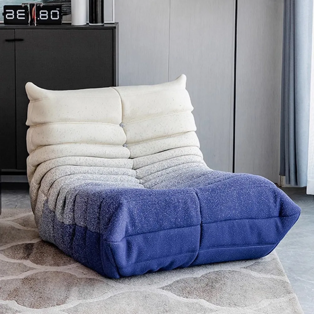 

Caterpillar lazy sofa tatami living room balcony leisure chair light luxury bedroom small sofa Nordic single recliner