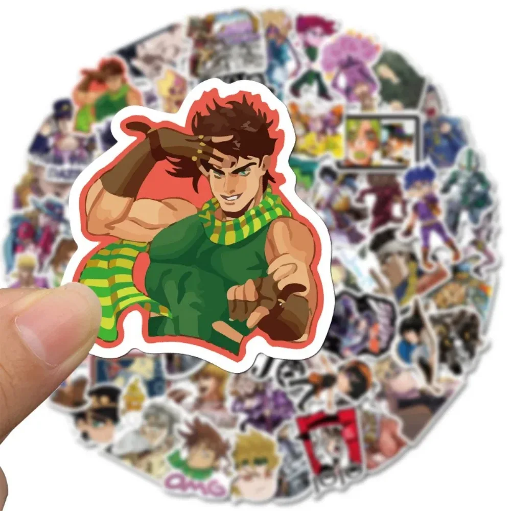 50PCS Anime Cartoon Graffiti JOJO Adventure Road Computer Laptop Refrigerator Waterproof Sticker Decoration