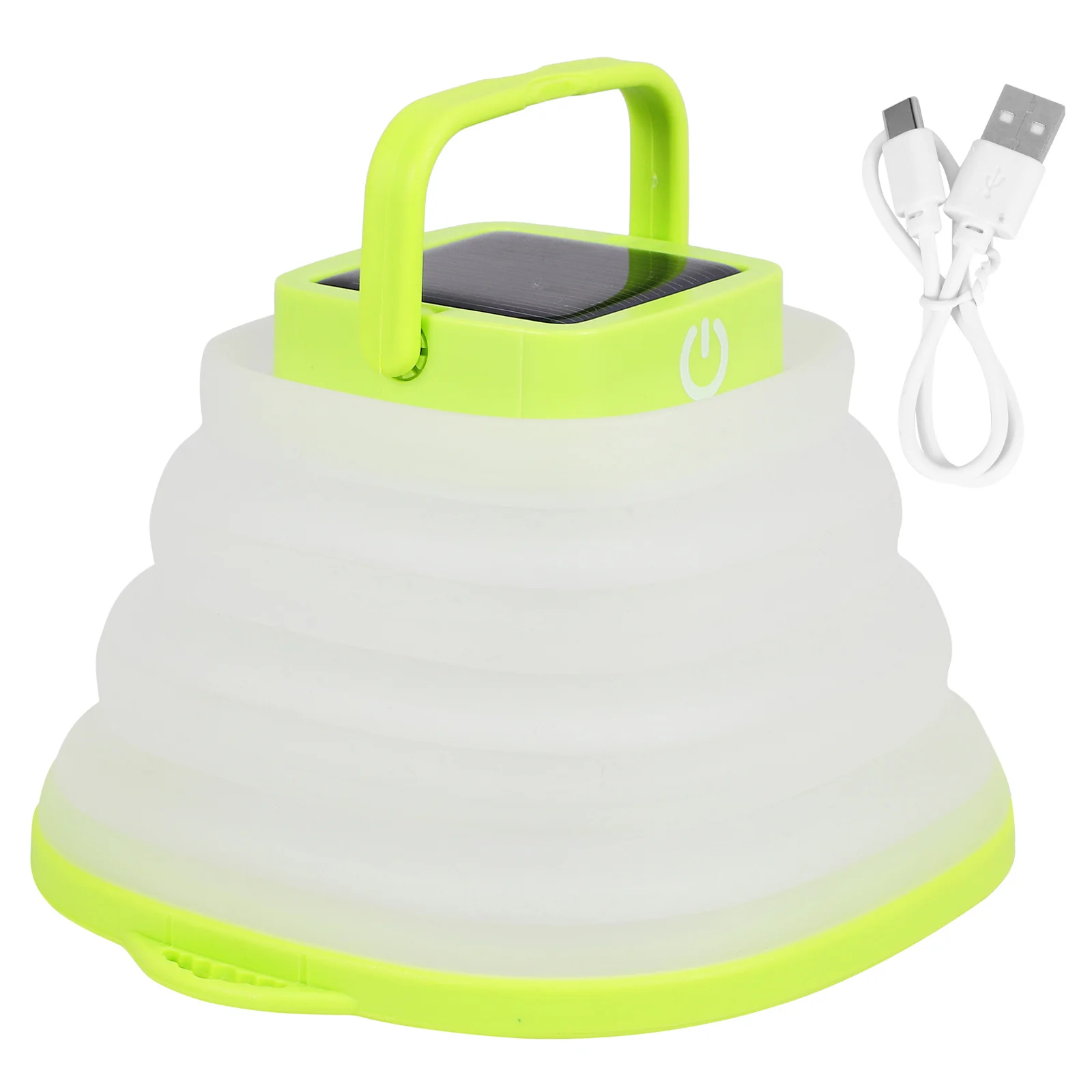 فانوس التخييم Led يعمل بالطاقة الشمسية من السيليكون مصباح خيمة سطوع قابل للتعديل محمول لأضواء التخييم والمغامرة الخارجية #1