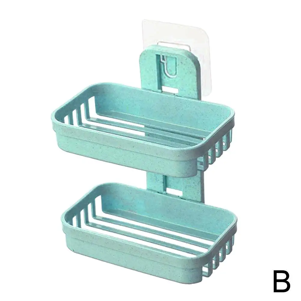 New Bathroom Dish Plate Case Home Shower Travel Hiking Soap Box Holder Box Soap Dispenser Rack Soap Container Plastic R4H3