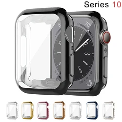 Cover For Apple Watch Case 44mm 40mm 45mm 41mm 42mm 46mm 38mm screen protector silicone bumper iwatch series 3 4 5 6 se 7 8 9 10