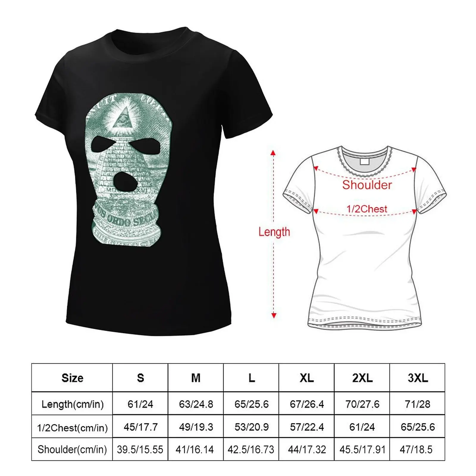 The Ski Mask Way T-Shirt Female clothing summer clothes vintage clothes t shirts for Women graphic