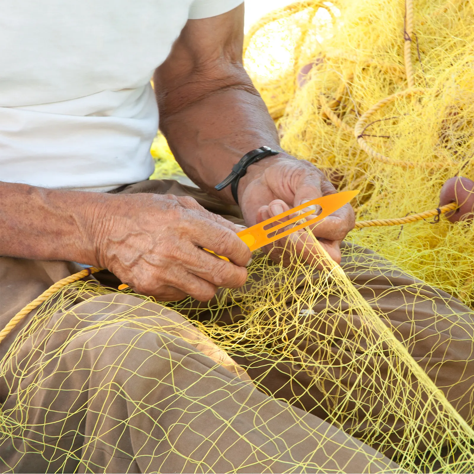 

10 шт. пластиковых игл-шаттлов для быстрого ремонта рыболовных сетей, инструменты для вязания, плетения и штопки