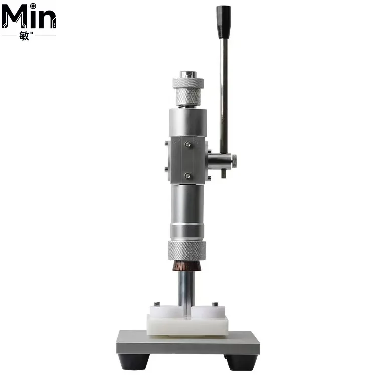 Heavy Manual Perfume Glass Bottle Collar Capping Crimping Machine High Precision Core Components Durable