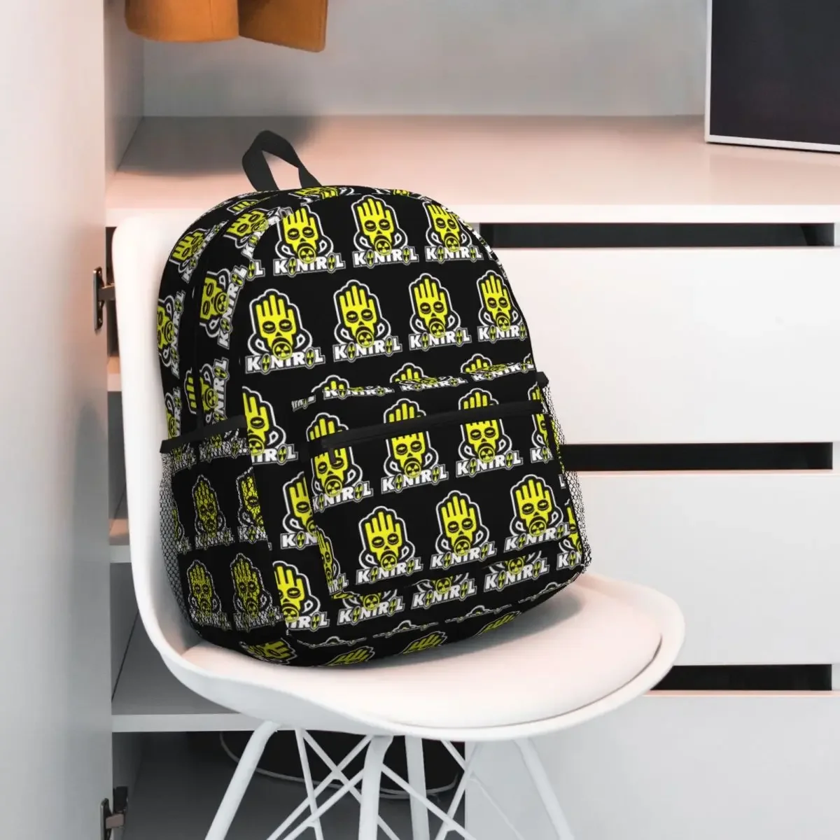 Scorpia Central Del Sonido Student Backpack School Bag Hiking Travel Daypack for Boys Girls Fashion Bookbag Shoulder Bags