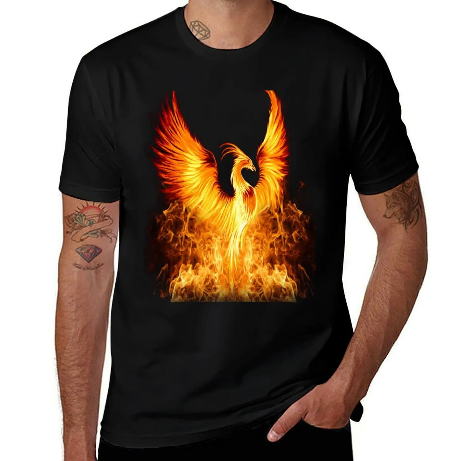 

Phoenix Rising From Ashes, Fire Fenix T-Shirt & accessories T-Shirt Heavy Duty Casual Work Tee
