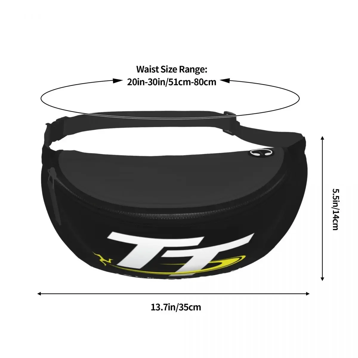 Casual Isle Of Man TT Races Fanny Pack Uomo Donna Moto Sport Marsupio a tracolla per corsa Custodia per soldi per telefono