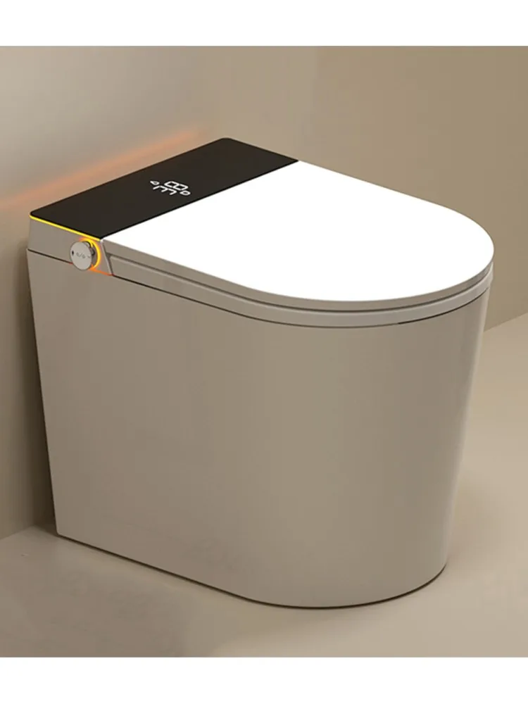 Langwerpig slim toilet Ingebouwde bidetwatertank Geen waterdruklimiet Multifunctioneel intelligent LED-display Kort toilet - afbeelding 2