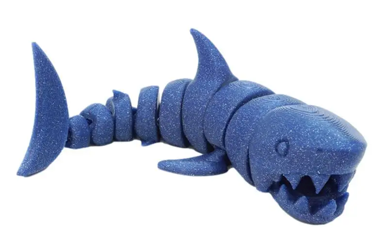 

3D Dhark Stress Toy Shark Toy 3D Printed Toys Desk Decor Shark Anxiety Antistress Squishy Toy Keychain Accessories Fidget Toys