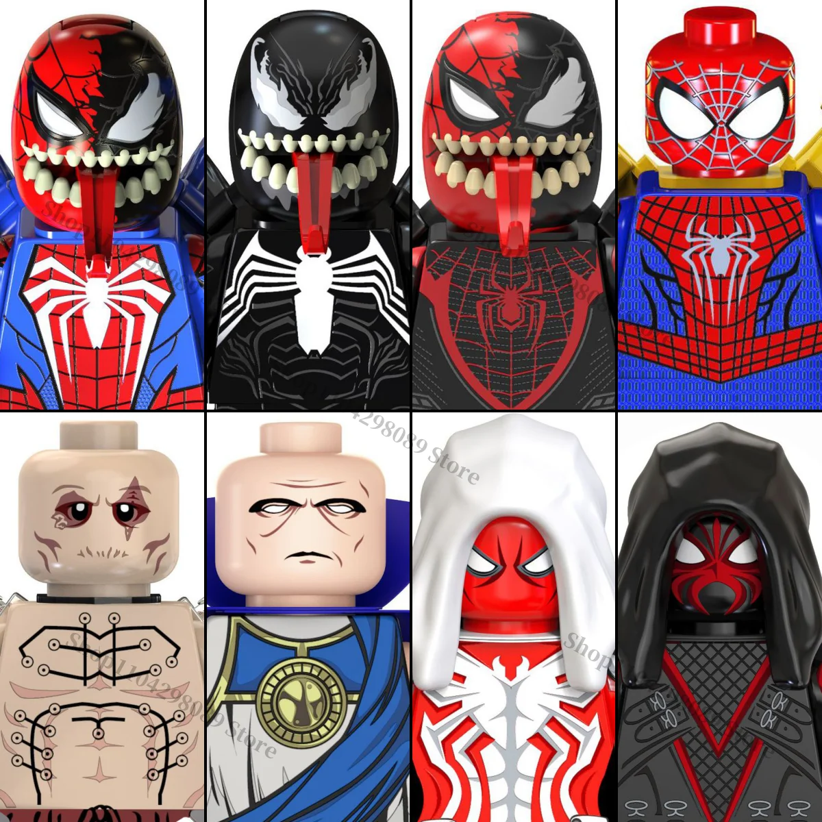 

Marvel TV6206 anime characte Spider-Man Watchers Building blocks children's mini brick toys holiday birthday gifts