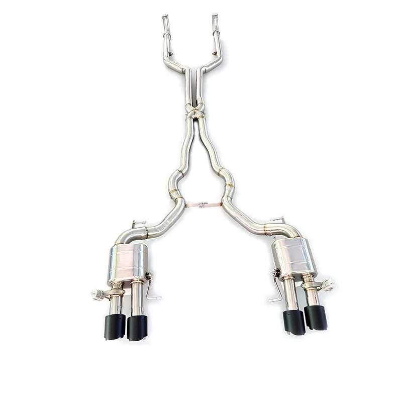 

Выхлопная система Catback для M5 F10 4.4T 2011-2016 с двойным турбонаддувом, из нержавеющей стали SS304, с клапаном Valvetronic, глушителем и выхлопными трубами