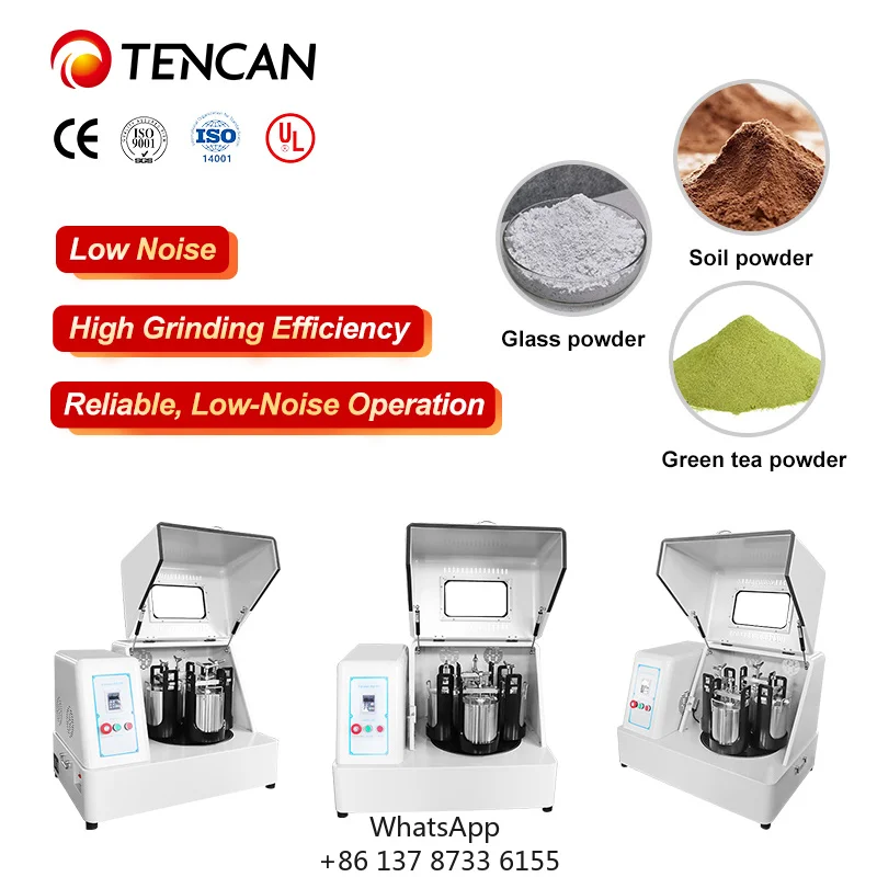 TENCAN Planetary Laboratory Ball Mill Grinder With Motor For Food Processing And Sample Grinding Cost Efficient Design