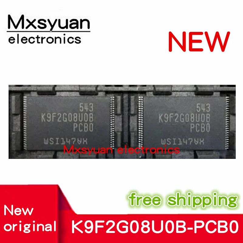 5PCS~50PCS/LOT K9F2G08U0B-PCB0 K9F2G08U0B K9F2G08UOB-PCBO K9F2G08UOB TSOP48 New original Flash 256MB