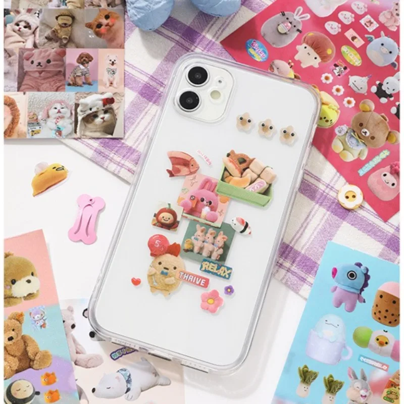 الإبداعية متعة اللعب سلسلة كتب ملصقات للطفل لطيف ملصق مزخرفة كتاب مجلة الهاتف ملصق أطفال هدية القرطاسية المدرسية #6