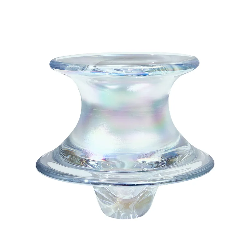 

Simple creative art tumbler gyro colorful crystal glazed vase sales office living room soft decoration