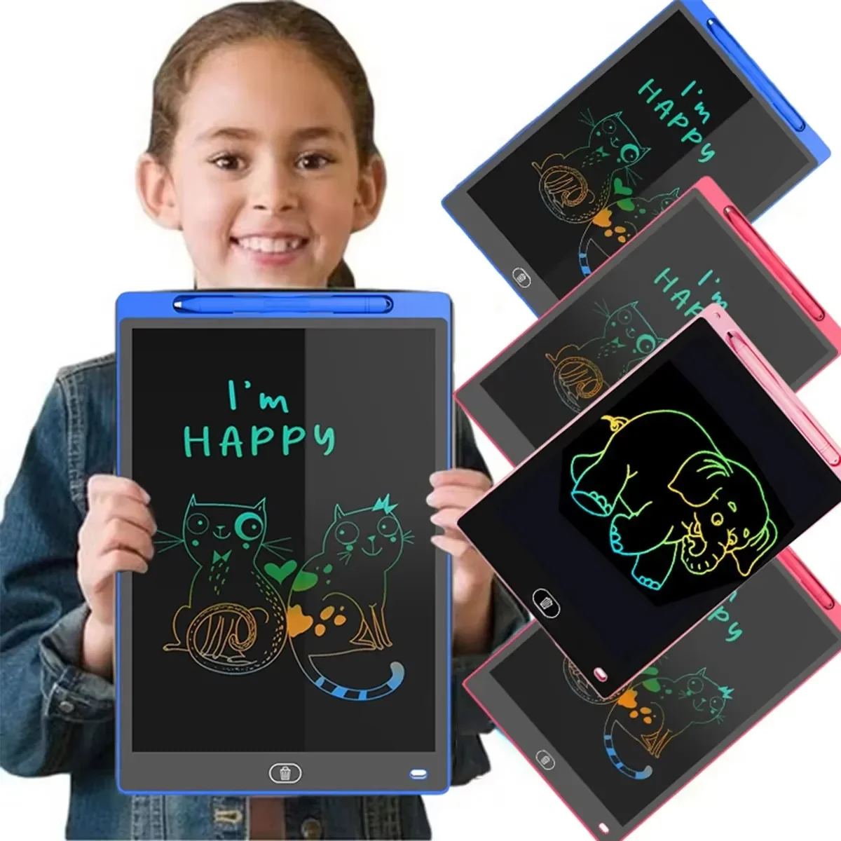 8,5-calowy kolorowy tablet LCD do pisania, wielokrotnego użytku dla nauczycieli edukacyjnych dla dzieci cyfrowy tablet do rysowania podkładki do pisma ręcznego