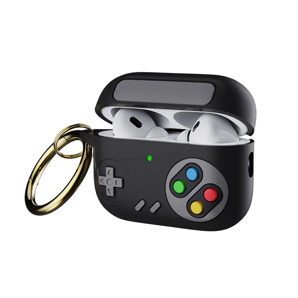 

Earphone Protective Case For AirPods 1 2 3 4 Headphone Cover For Apple AirPods 4 Generation Game Case Cover Silicone Case